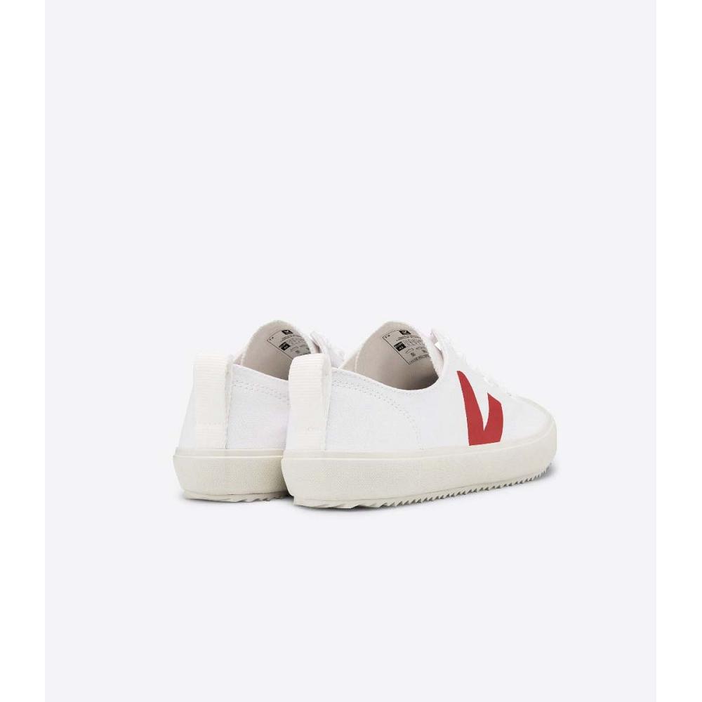 παπουτσια ανδρικα Veja NOVA CANVAS White/Red | GR 249BEX